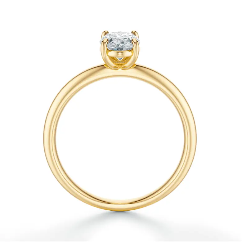 Pierścionek z owalnym diamentem 1.0 ct SBPZ_040